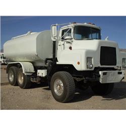 MACK 4000 GALLON 6X6 WATER TRUCK, s/n 1M2E126C4FA003868: