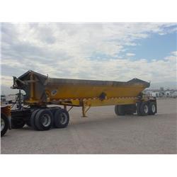CIRCLE R 42ft. T/A SIDE DUMP TRAILER, s/n 1T9SS40281T627065: