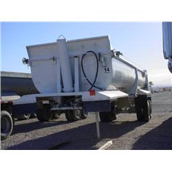 ALCO 32ft. T/A FRAMELESS ROUND BOTTOM END DUMP TRAILER, s/n 5CBE03228XC000669: