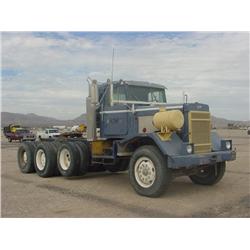 KENWORTH W500 TRI AXLE TRUCK TRACTOR, s/n 116553: