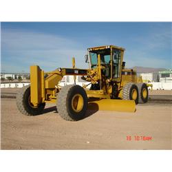 CATERPILLAR 14H MOTOR GRADER, s/n 7WJ00957: