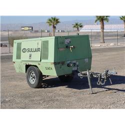 SULLAIR 185 DPQ AIR COMPRESSOR, s/n 004-125910: