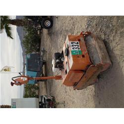 MIKASA TANDEM WALK BEHIND SMOOTH DRUM TRENCH COMPACTOR, s/n F1219: