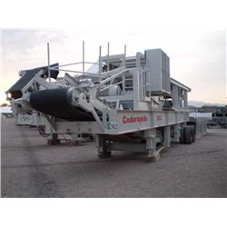 CEDARAPIDS 3042 PORTABLE JAW CRUSHER, s/n 48040: