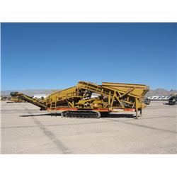 CEC ROAD RUNNER "SCREEN IT" 5ft. X 12ft. CRAWLER SCREENING PLANT, s/n 03361-08: