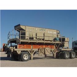 JCI 5163-26 5ft. X 16ft. PORTABLE 3 DECK HORIZONTAL SCREENING PLANT, s/n S021074: