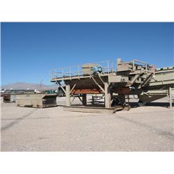 JCI 6203 32LF 6ft. X 20ft. STATIONARY 3 DECK HORIZONTAL SCREENING PLANT, s/n S021077: