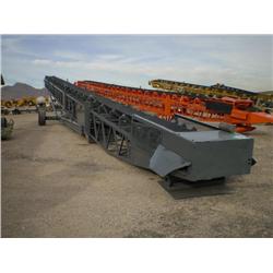 SPALDING 30in. X 110ft. PORTABLE RADIAL STACKING CONVEYOR, s/n 100-30-96-2240: