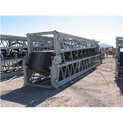 WESTERN 48in. X 100ft. HEAVY DUTY STATIONARY LATTICE  CONVEYOR, s/n C1915E: