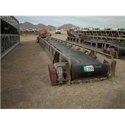 CRUSH BOSS 42in. X 55ft. STATIONARY CHANNEL FRAME CONVEYOR, s/n N/A: