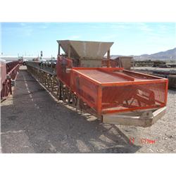 GOODFELLOW 36in. X 100ft. STATIONARY STACKING LATTICE  CONVEYOR, s/n 3660S0192: