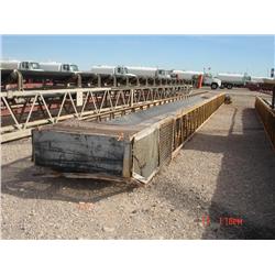 GOODFELLOW 36in. X 60ft. STATIONARY LATTICE CONVEYOR, s/n 3660S06518: