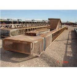 SILVER STATE 36in. X 60ft. STATIONARY LATTICE CONVEYOR, s/n N/A: