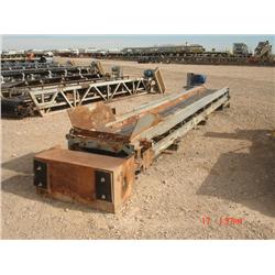 SHOP BUILT 30in. X 20ft. STATIONARY LATTICE CONVEYOR , s/n N/A: