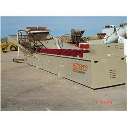KOLBERG 5044-32S SAND PREP 44in. X 32ft. STATIONARY SAND SCREW, s/n 406291: