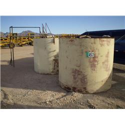 QUANTITY (2) 8ft. X 8ft. OPEN TOP WATER TANKS