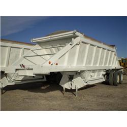 GALLATY 32ft. T/A BOTTOM DUMP TRAILER, s/n 1G9S32205E1029008:
