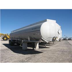 FRUEHAUF TAG-F2-ESF8200 8,200 GALLON T/A ALUMINUM WATER TANK TRAILER, s/n OMZ796001: