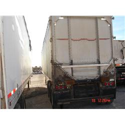WESTERN TRI AXLE LIVE BOTTOM 50ft.  TRAILER, s/n 1C9154832X0112783: