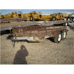 6ft. X 10ft. T/A UTILITY TRAILER, s/n N/A: