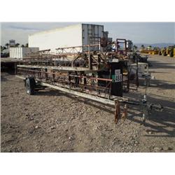 PORTABLE AIR SCREED, MOUNTED ON A 25ft. S/A TRAILER, s/n DMVPS337507