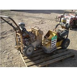 QUANTITY (2) SELF PROPELLED CONCRETE GRINDERS, s/n N/A: