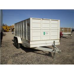 CARSON 14 ft DUMP BED TRAILER, s/n 4HXDT14273C058118
