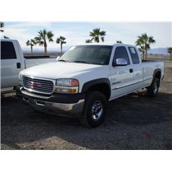 GMC 2500 HD 4 X 2 CREWCAB PICKUP, s/n 1GTHC291E157896