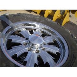 QUANTITY (4) TIRES & WHEELS TO FIT LATE MODEL DODGE OR CHEVROLET 3/4 TON PICKUP