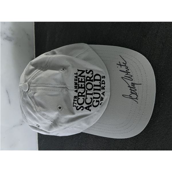 Betty White signed baseball cap