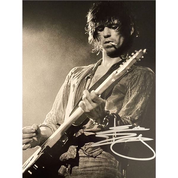 Rolling Stones Keith Richards signed photo