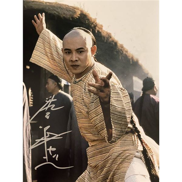 Jet Li signed movie photo