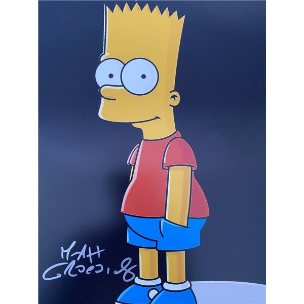 Bart Simpson Matt Groening signed photo