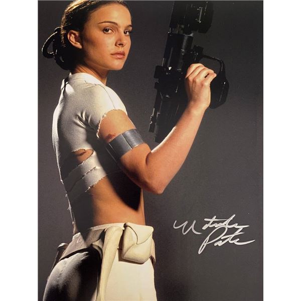 Star Wars Natalie Portman signed movie photo