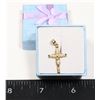 Image 1 : 10K YELLOW GOLD CROSS PENDANT