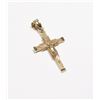 Image 2 : 10K YELLOW GOLD CROSS PENDANT
