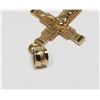 Image 3 : 10K YELLOW GOLD CROSS PENDANT