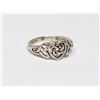 Image 2 : STAMPED .925 CELTIC HEART RING SIZE 6