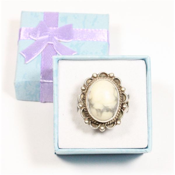 STAMPED STERLING RING SIZE 6.25