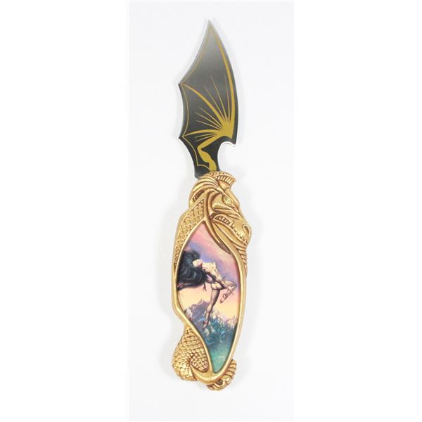 FRANKLIN MINT BORIS VALLEJO ART FANTASY KNIFE