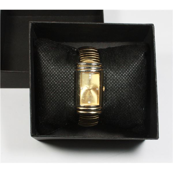 CHANEL WOMENS WRIST WATCH, GOLD COLOUR