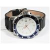Image 2 : NAUTIS MENS WATCH, LEATHER BAND