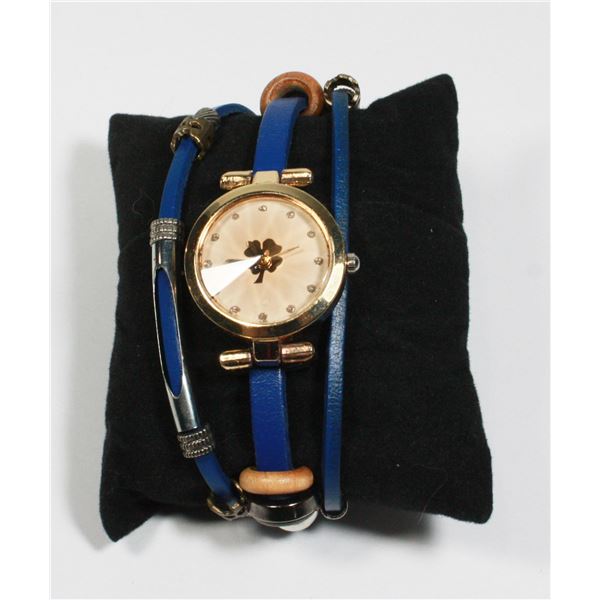 FOUR LEAF CLOVER THEME WATCH/ BRACELET SET