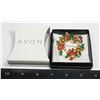 Image 1 : VINTAGE 2010 AVON ENAMEL CHRISTMAS WREATH BROOCH
