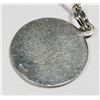 Image 3 : STAMPED .925 LION THEME PENDANT ON CHAIN