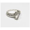 Image 2 : STAMPED .925 MARQUISE CUT RING SIZE 8.25