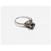 Image 2 : STAMPED 10K PURPLE STONE RING SIZE 5
