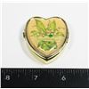 Image 1 : VINTAGE GRANDMOTHER LILY OF THE VALLEY HEART SHAPE