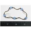 Image 1 : MY FUN COLOR BABY BLUE OPAQUE STRECH BRACELET