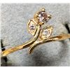 Image 1 : 10K YELLOW GOLD 1.17G NATURAL DIAMOND 0.11CT RING